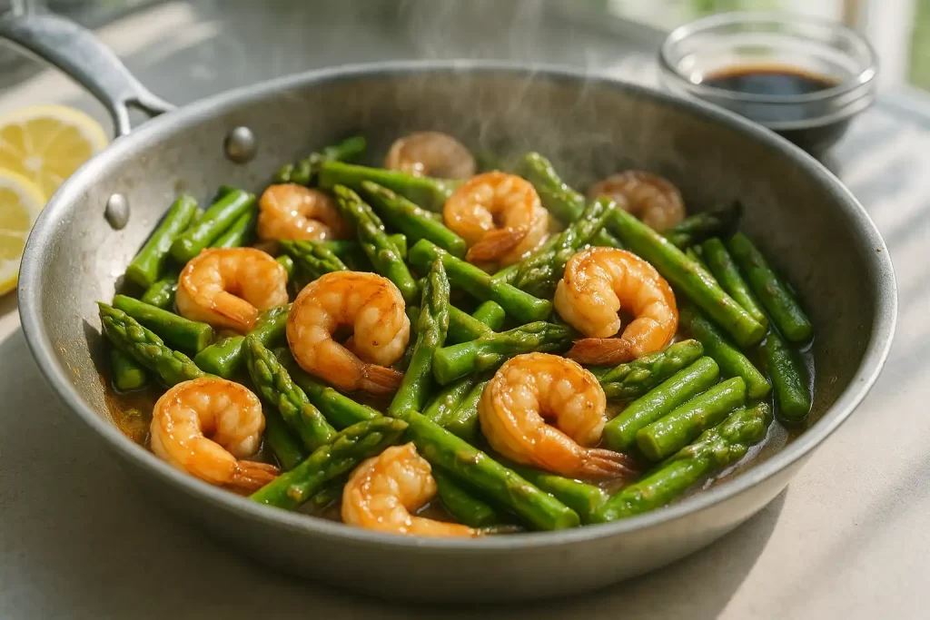 simple asparagus seafood recipes for home