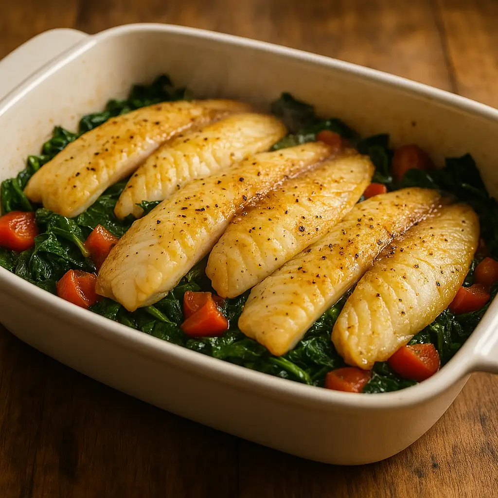 spinach and tilapia easy seafood recipes
