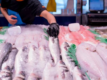Picking-Out-Fresh-NC-Seafood-At-Seafood-Market