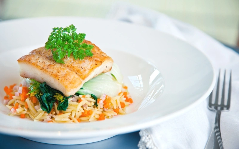 Halibut is another best tasting fish thanks to its delicate flesh and rich flavor. 