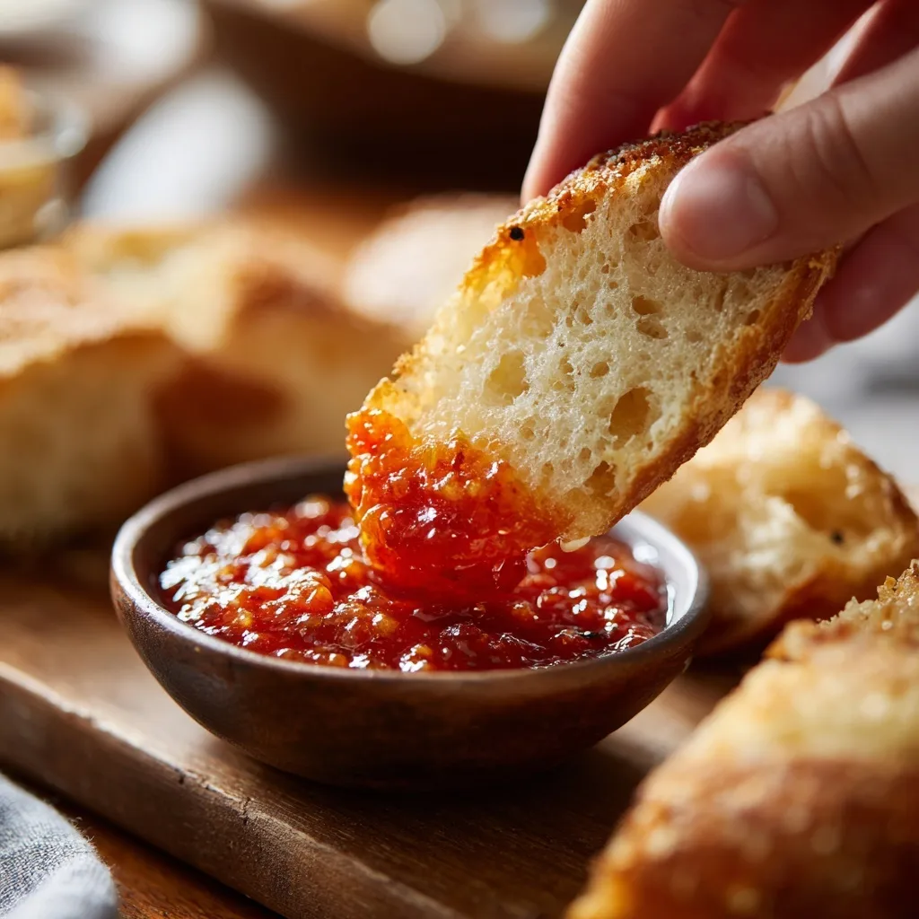 crusty bread for a seafood platter