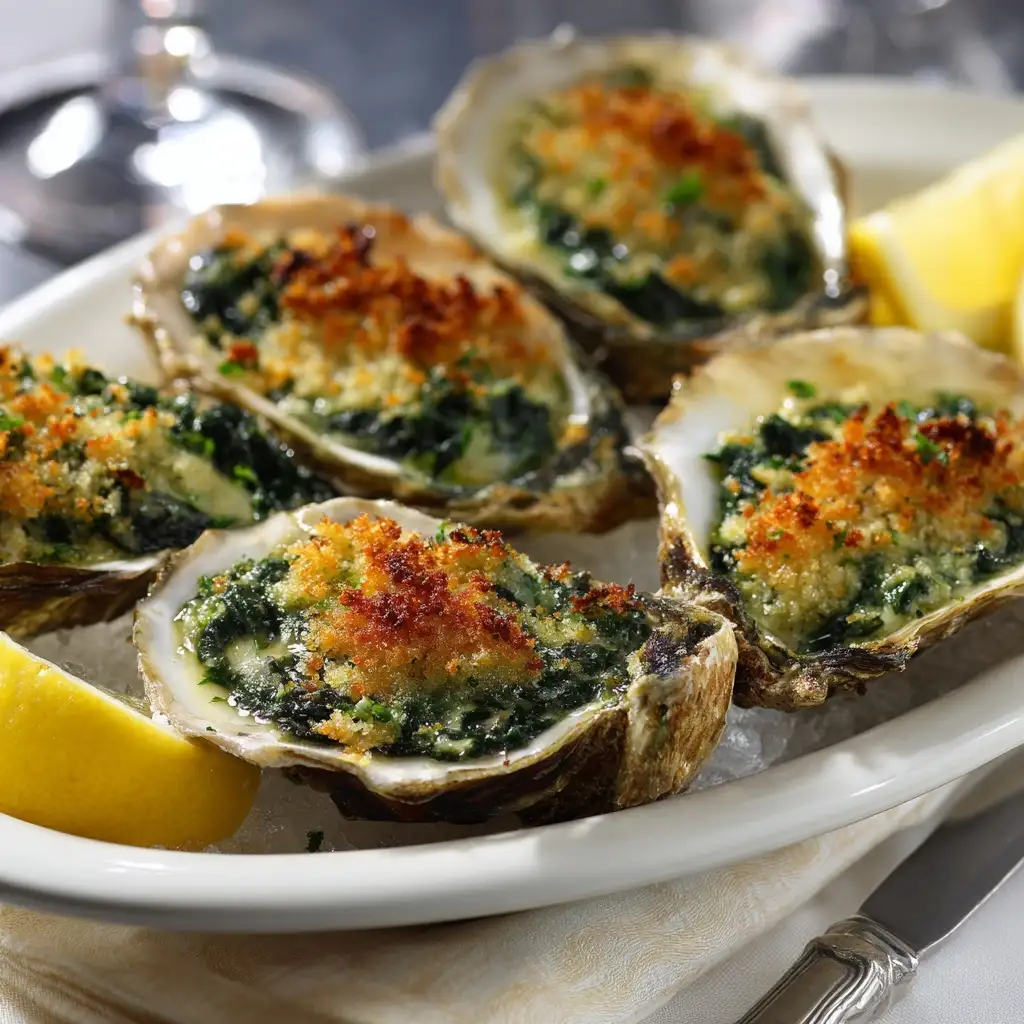 how to eat oysters rockefellers