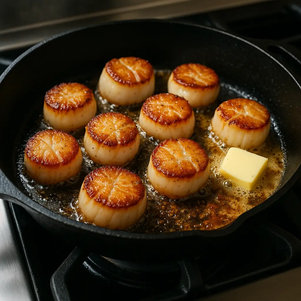 searing scallops to perfection