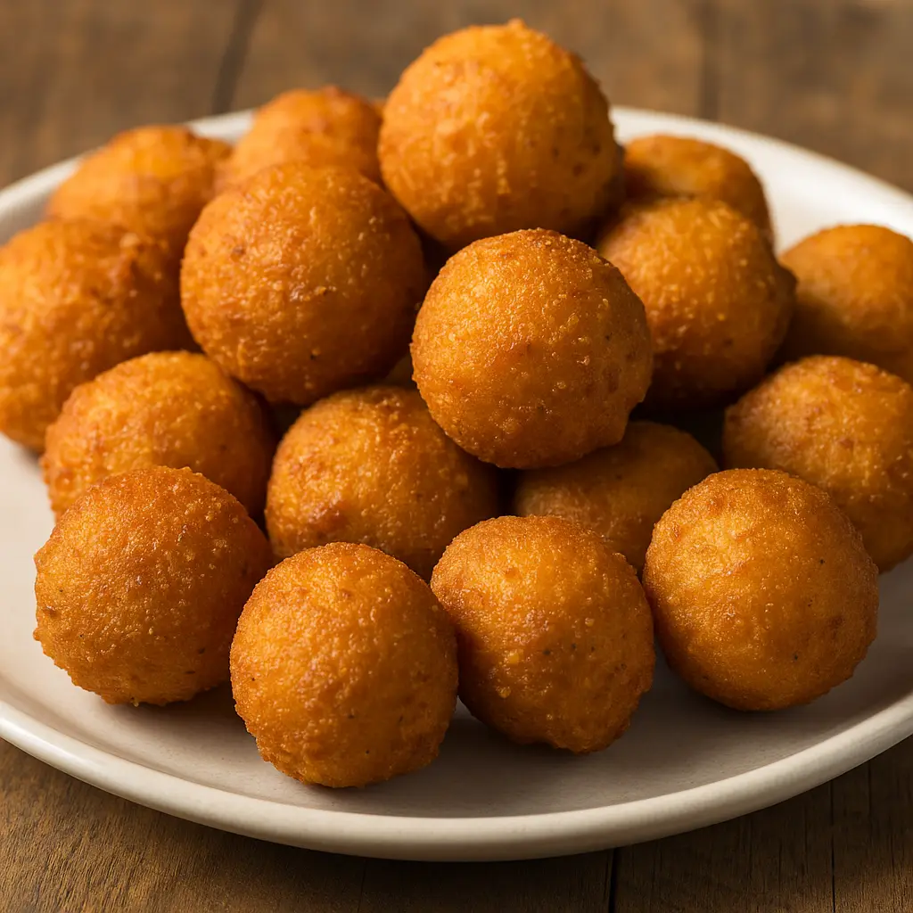 the best crab cake side - hushpuppies