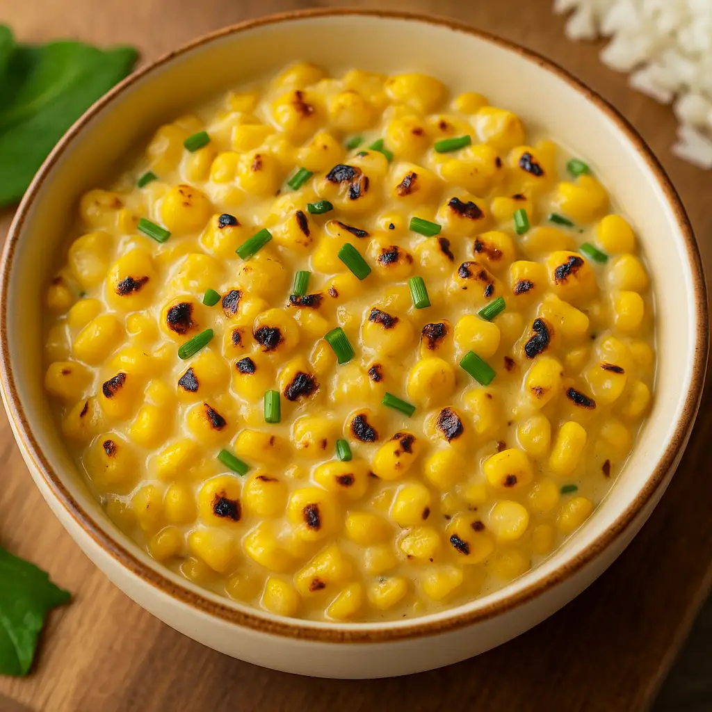 creamed corn as a side for crabcakes