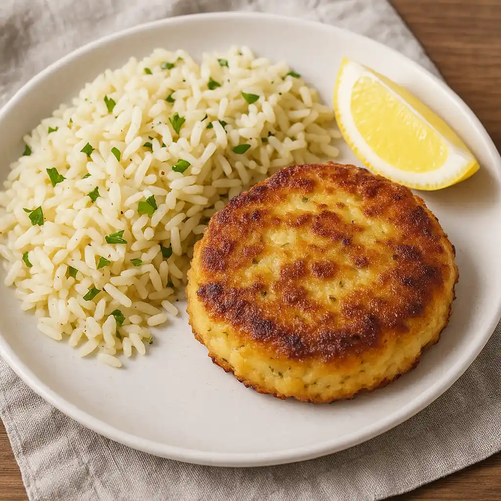 rice pilaf side for crab cakes
