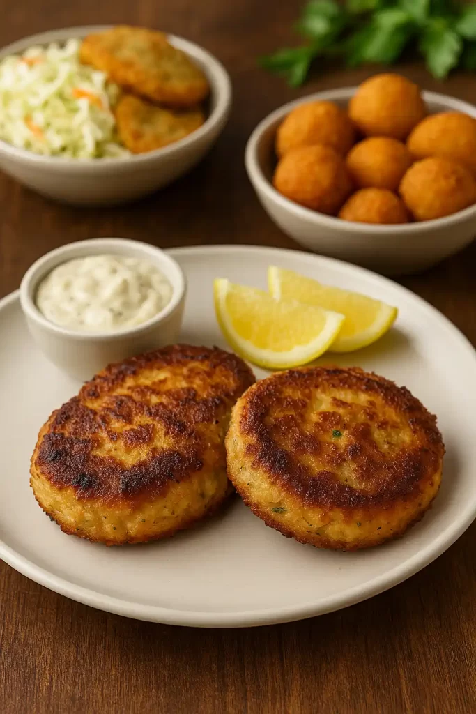 what goes with crab cakes
