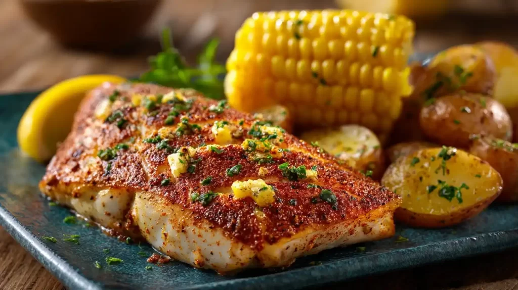 fresh fish snapper fillet