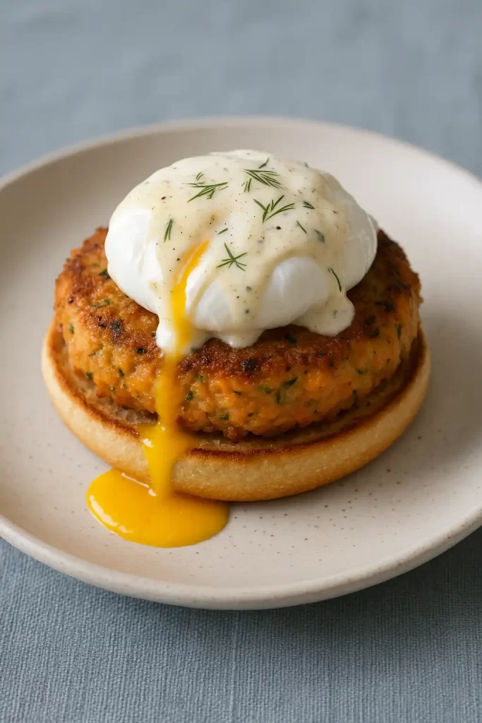 salmon cake benedict recipe raleigh nc