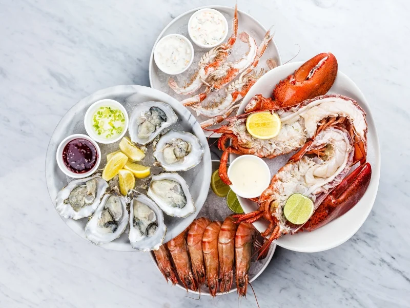 what to serve with a seafood platter in Raleigh NC